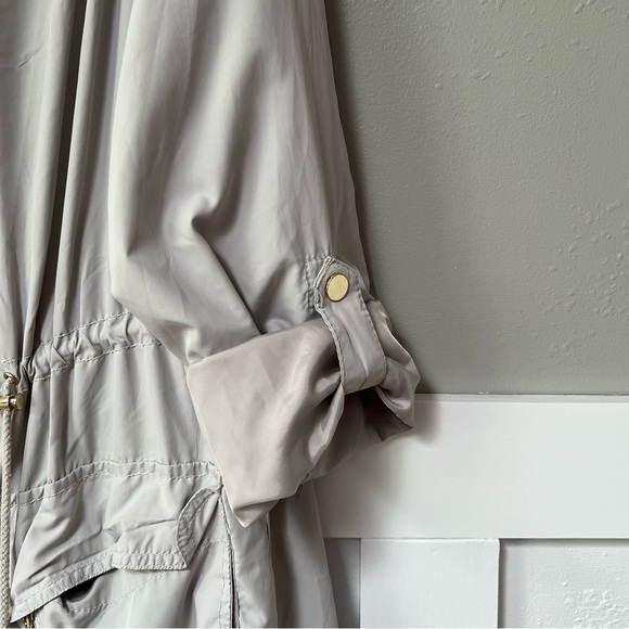 H&M Full Zip Hooded Rain Jacket Parka - Picture 6 of 7